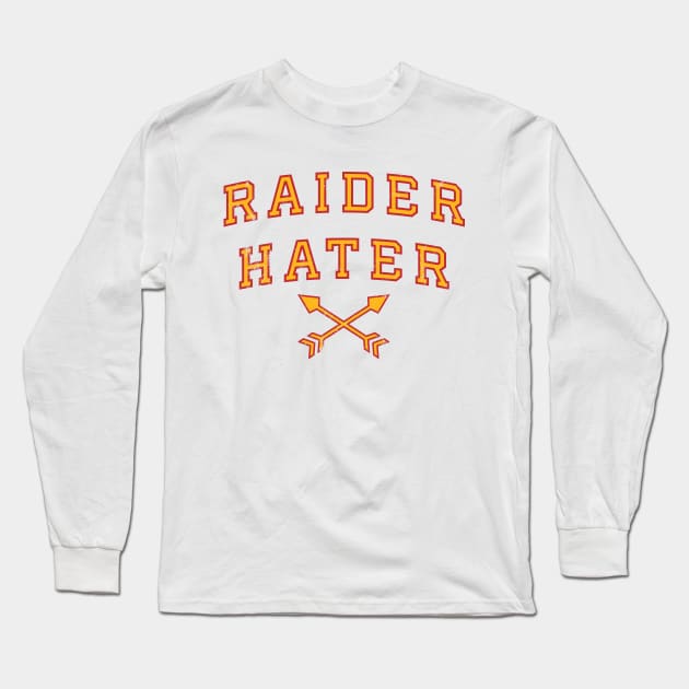 Raider Hater Long Sleeve T-Shirt by Samson_Co